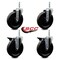 Service Caster 6 Inch Phenolic Wheel Swivel 58 Inch Threaded Stem Caster Set 2 Brakes SCC SCC-TS20S615-PHR-58212-2-PLB-2 - alternate 4